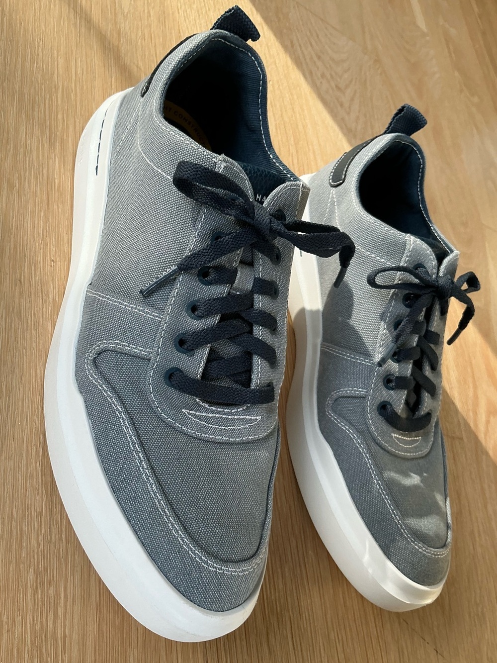 Cole Haan Men's Size 9 GrandPro Rally Court Low Top Sneakers Blue/Ocean